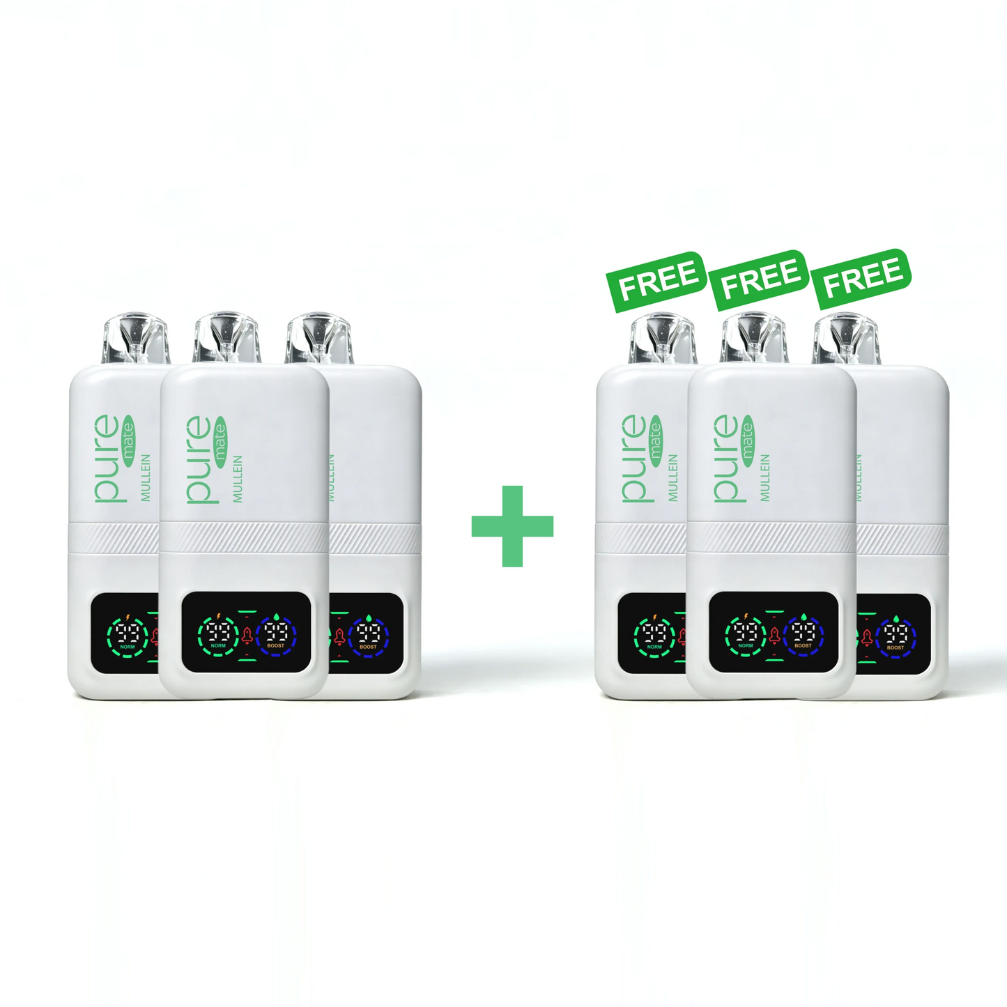 Pure Mullein Vape Pen | Mullein Inhaler - Nicotine-Free Herbal Vape - 10000 inhales