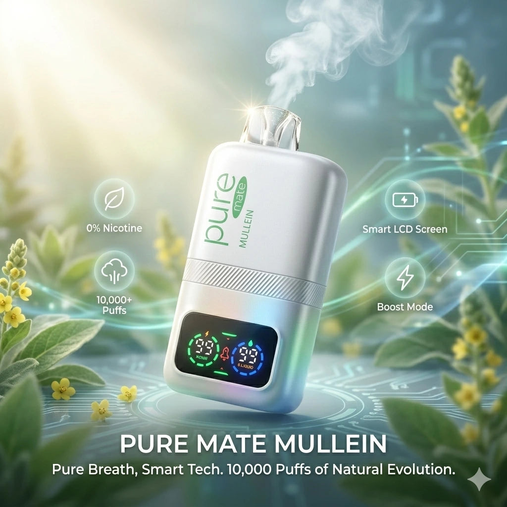 pure diffuser mullein detox vape show picture
